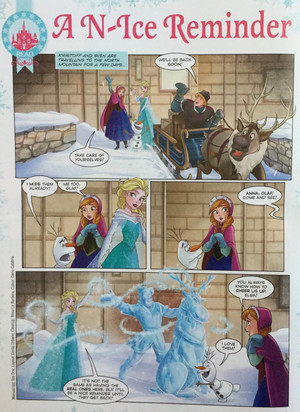  Frozen - Uma Aventura Congelante Comic - A N-Ice Reminder