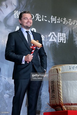 Leo in "The Revenant" Tokyo Premiere 