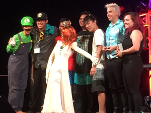  Luigi and daisy at the Kawaii Kon Karaoke Finals!