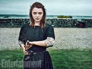  Maisie Williams as Arya Stark Entertainment Weekly Portrait