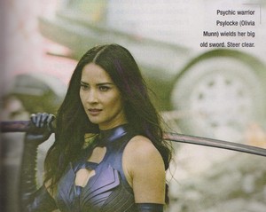  New 'Empire' stills for "X-men: Apocalypse" -- Olivia Munn as Psylocke