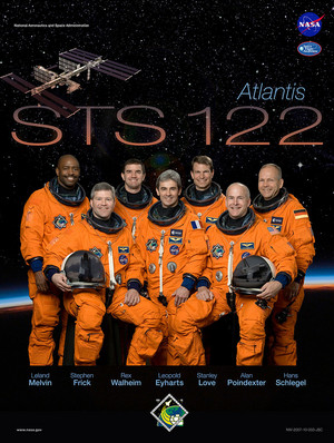  STS 122 Mission Poster