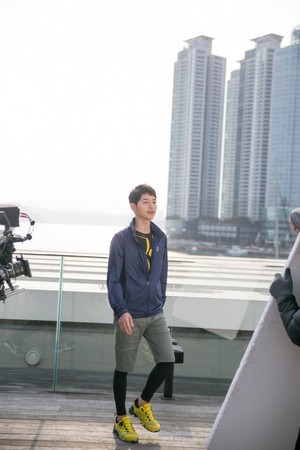  Song Joong Ki is a hot sportsman in 'Kolon Sport' CF b-cuts