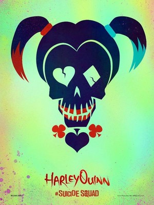  Suicide Squad | Harley Quinn Skull Poster