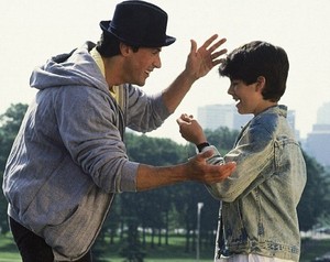  Sylvester Stallone and Sage in Rocky V
