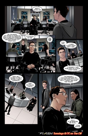  The Flash - Episode 2.17 - Flash Back - Comic voorbeeld