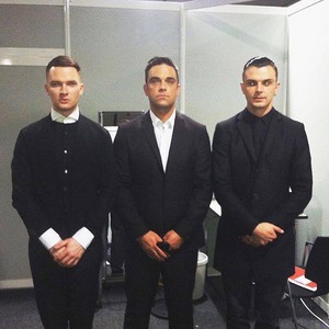  Theo, Adam and Robbie Williams