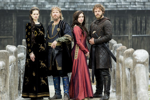  Vikings Season 4 Queen Kwenthrith, King Ecbert, Judith and Aethelwulf Official Picture