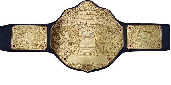  WCW World Championship cinturón, correa