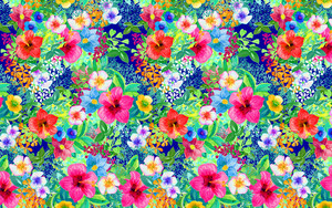  wallpaper - Garden fiori
