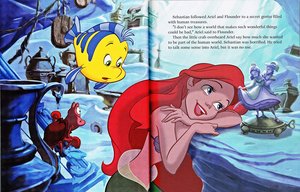  Walt ডিজনি Book Scans - The Little Mermaid: The Story of Ariel (English Version)