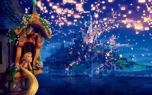 Walt Disney Wallpapers - Princess Rapunzel & Pascal