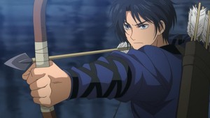  আকাটসুকি no yona 01 hak bodyguard servant archery bow অনুষ্ঠান- অ্যারো bishounen