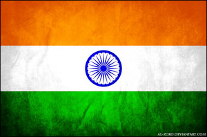  grunge flag of india door al zoro d4q44si