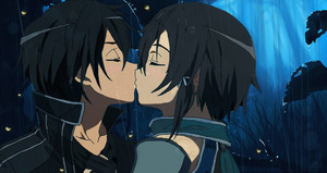  kirito and sinon ciuman