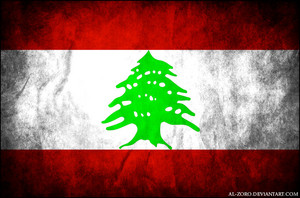 lebanon grunge flag by al zoro d4avgqw