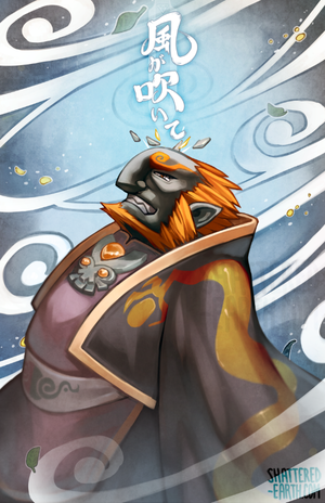 the wind is blowing  wind waker ganondorf  by shattered earth d7wdmze