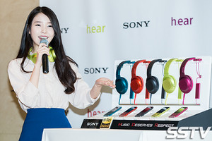  151005 IU at Sony HRA ‘h.ear’ Series Launch Event