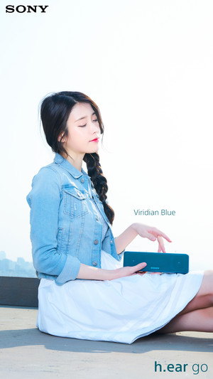  160419 आई यू for Sony Korea 비리디언 블루 Viridian Blue