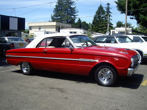  1963. Ford palkon cabriolet