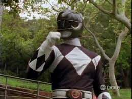  Adam Morphed As The 秒 Black Mighty Morphin Ranger