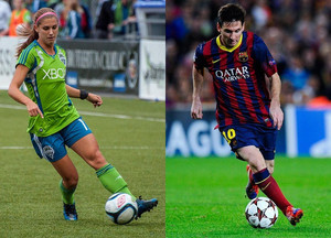  Alex 摩根 & Lionel Messi