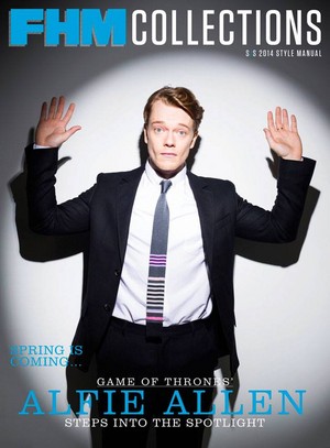  Alfie Allen - FHM Collections Cover - Spring/Summer 2014