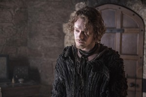 Alfie Allen as Theon Greyjoy in Game of Thrones: The Gift