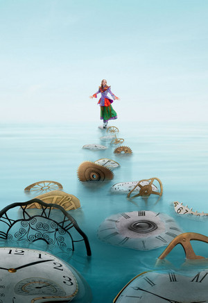  Alice Through The Looking Glass Textless Poster