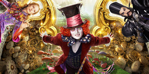  Alice Through the Looking Glass - Alice, Mad Hatter and The Time