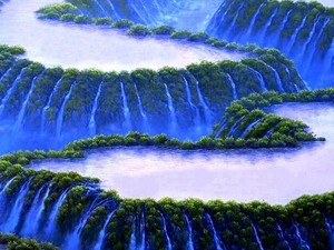  Beautiful waterfall