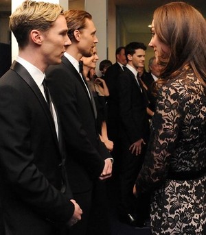  Benedict and Tom meeting Duchess Kate