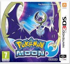  Box Art for Покемон Sun & Moon [featuring the two legendary Pokémon.]