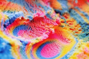  Colorful ice cream (yum!)