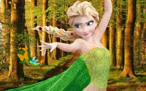  Elsa with Nature powers
