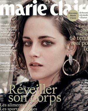  Kristen Stewart on Marie Claire France Cover, June 2016