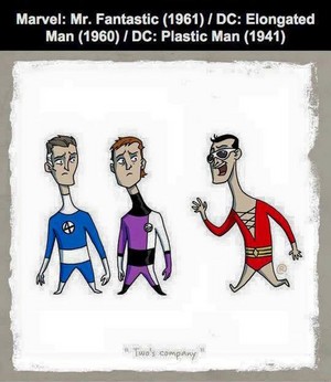 Marvel vs DC - Mr Fantastic / Elongated Man 