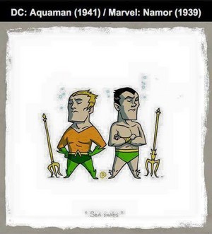  Marvel vs DC - Namor / Aquaman