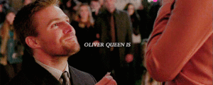  Oliver Queen is irrevocably undeniably irredeemably happily in Amore with Felicity Smoak