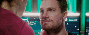 Oliver Queen is irrevocably undeniably irredeemably happily in love with Felicity Smoak