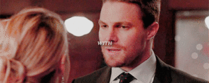 Oliver Queen is irrevocably undeniably irredeemably happily in love with Felicity Smoak