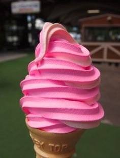  berwarna merah muda, merah muda ice cream