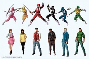 Power rangers Morphed and unmorphed (or casual)