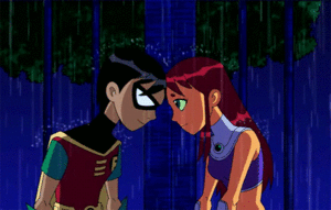 Robin and Starfire