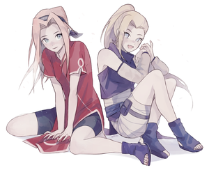  Sakura and Ino // Наруто