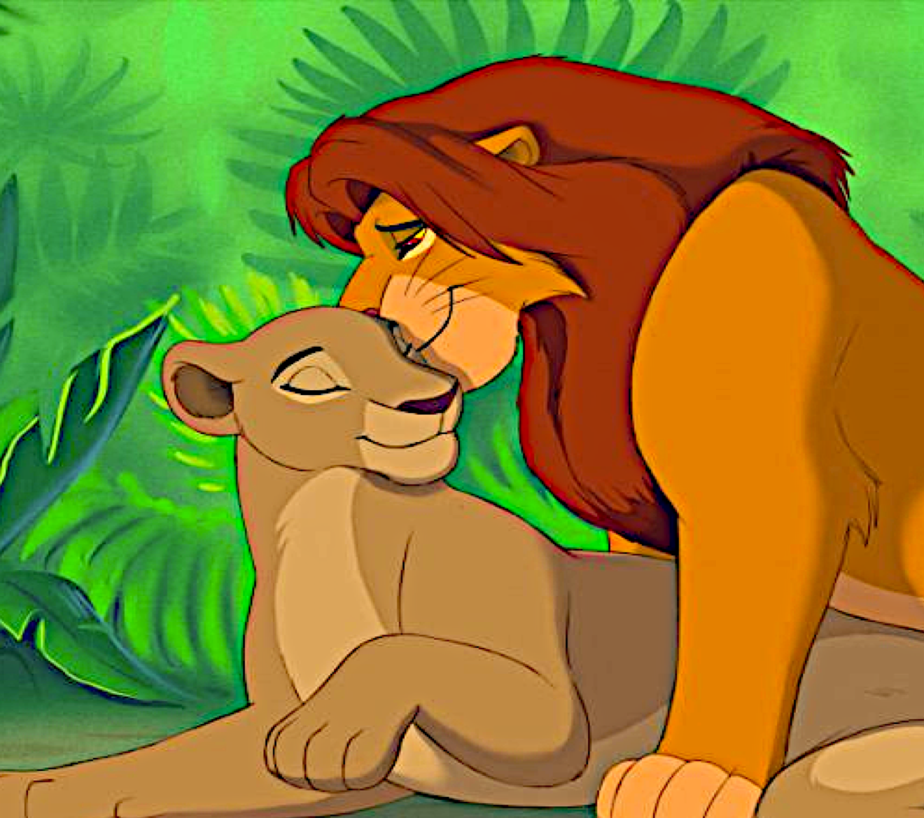 Simba and Nala.