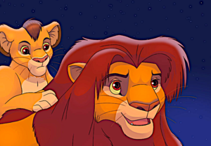  Simba showing Kopa the great kings of the past