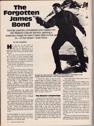 The Forgotten James Bond - P.32 (Starlog #75)