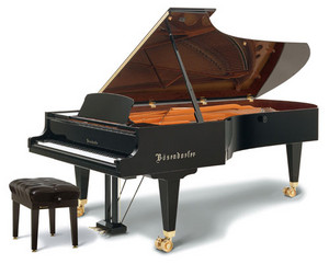 Ultimate piano: model 290 with more bass keys