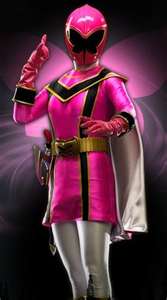  Vida Morphed As The berwarna merah muda, merah muda Mystic Ranger